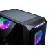 Nfortec Torre Gaming Krater para PC con Cristal Templado y 4 Ventiladores RGB de 120mm Color Negro NF-CS-KRATER-BLACK
